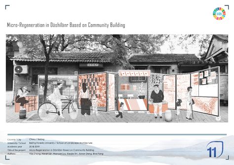 Micro-Regeneration in Dàshílànr Based on Community Building | Biennal Micro Scale, Community Building, New Media, Urban Design, Public Space, Old Town, The Neighbourhood, Building, Design