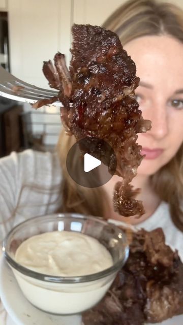 Uses For Chuck Roast, Low Carb Chuck Roast Recipes, Best Chuck Roast Recipe, Beef Chuck Roast Recipes, Chuck Roast In Oven, Boneless Chuck Roast, Chuck Roast Recipe, Breakfast With Eggs, Creamy Dipping Sauce