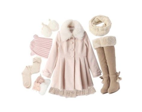 Winter Aesthetic Coquette, Dolly Outfits, Outfit Png, Soft Winter, Aesthetic Coquette, Swaggy Outfits, Winter Fits, Winter Aesthetic, J Fashion