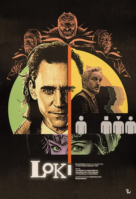 Loki Show Poster, Loki Poster Art, Tva Loki Fan Art, Loki Series Poster, Marvel Graphic Design, Loki Widget, Loki Collage, Loki Poster, Loki Aesthetic