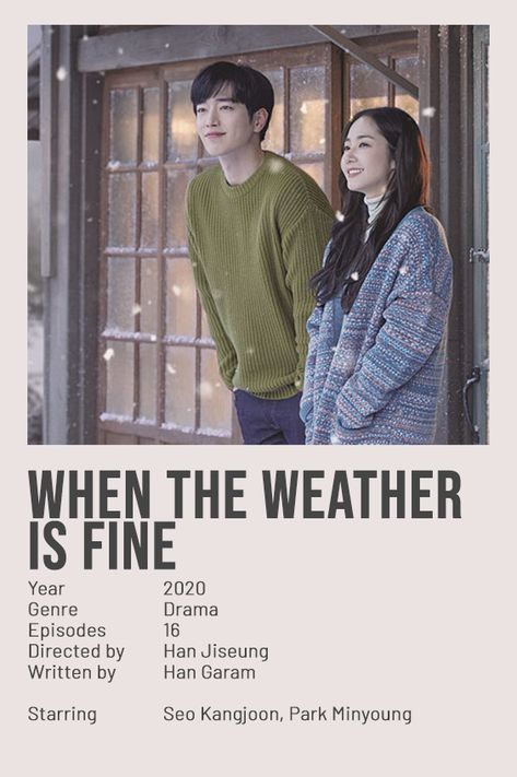 When The Weather Is Fine, Kdrama Series, Kdramas To Watch, Kdrama Poster, Scrapbook Disney, Movie Hacks, Korean Drama Series, Film Posters Minimalist, Be With You Movie