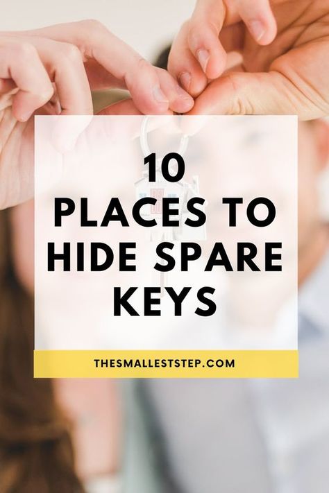 Need a safe spot to hide your spare keys? Check out these 10 clever and secure hiding places for your spare keys to ensure you never get locked out again. Spare Key Hiding Places, Diy Hide A Key, Key Hiding Ideas, Hide A Key Ideas Outdoor, Hide A Key Outside, Diy Hiding Places, Outdoor Electrical Outlet, Secret Hiding Spots, Hide A Key