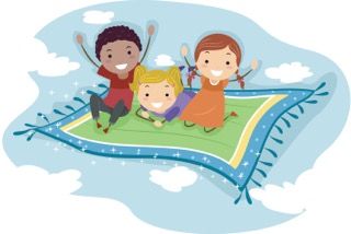 The Magic Carpet: Hop On! There’s Room for You! Kids Party Venues, Mohawk Carpet, Students Day, Flying Carpet, Hallway Carpet Runners, Grey Carpet, Magic Carpet, Doing Something, Kids Ride On