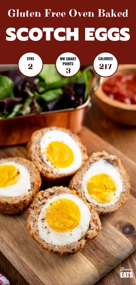 Eggs Baked In Oven, Scotch Eggs Recipe Baked, Scotch Eggs Baked, Baked Scotch Eggs, Homemade Scotch Eggs, Scotch Eggs Recipe, Scotch Egg, Healthy Egg Recipes, Oven Baked Recipes