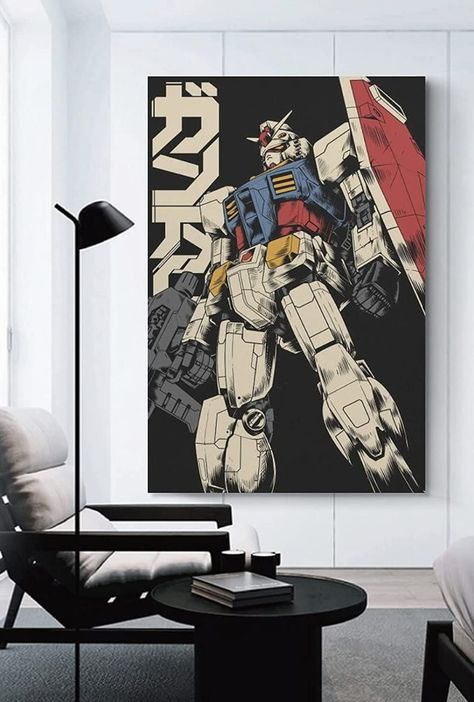 Gundam Poster Canvas Wall Art Painting Posters Decoration Room Decor Gundam Posters, Rx 78 2 Gundam, Gundam Poster, Rx 78 2, Poster Decorations, Decoration Room, Bedroom Posters, Bedroom Themes, Room Themes