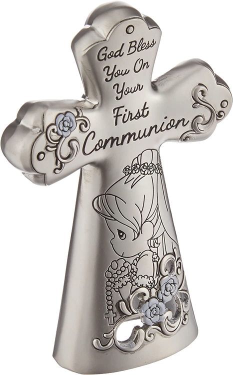 32 Best First Communion Gifts They'll Cherish For Years – Loveable First Communion Gift Ideas, Holy Communion Party, Rosary Boxes, Engraved Cross, Rosary Prayer, Communion Party, Prayer Box, First Communion Gifts, Wood Photo Frame