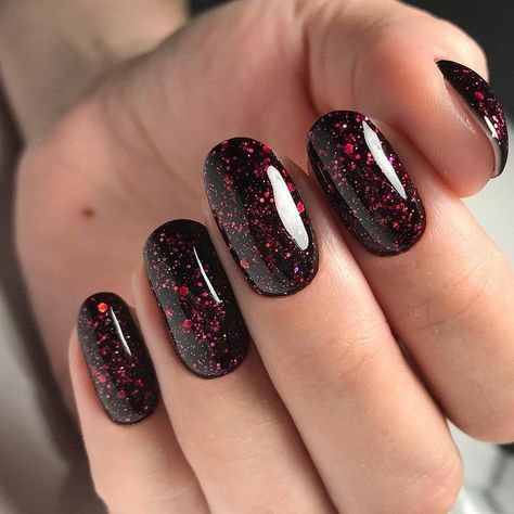 Black With Red Sparkle Nails, Red Black Glitter Nails, Black Nails Red Glitter, Black And Red Sparkle Nails, Black Red Glitter Nails, Red Nails With Black Glitter, Black And Red Glitter Nails, Black Nails With Red Glitter, Red Black And Silver Nails