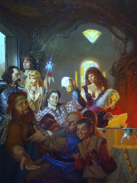 Dragonlance artwork. Dragonlance Characters, Dragonlance Art, Dragonlance Chronicles, Dragon Lance, Fantasy Adventurer, Fantasy Genre, Fantasy Words, Advanced Dungeons And Dragons, Dungeons And Dragons Art