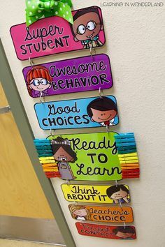 Classroom Behavior Chart, Kindergarten Classroom Setup, Preschool Behavior, Primary School Classroom, Behavior Clip Charts, Kindergarten Classroom Decor, Classroom Tour, Behavior Chart, Clip Chart