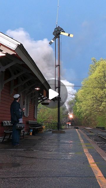 Live Steam Locomotive, Passenger Train, Black River, Trainspotting, Steam Trains, Steam Locomotive, Railway Station, Rainy Day, New Jersey