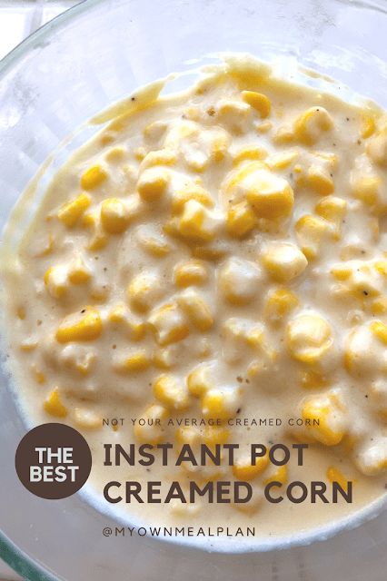 Cheesy Creamed Corn, Instant Pot Corn, Creamed Corn Recipes, Cream Corn, Thanksgiving Food Sides, Weekday Dinner, Corn Recipe, Instant Pot Pork, Thanksgiving Recipes Side Dishes