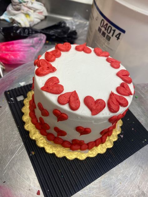 Heart Themed Birthday Cake, Heart Cake For Valentines Day, Heart Shaped Cake Ideas Valentine's Day, Valentines Day Cake Heart Shape, 8 Inch Heart Cake, Valentine’s Day Love Cake With Vanilla Buttercream, Birthday Sheet Cakes, Valentines Day Cakes, Valentine Cake