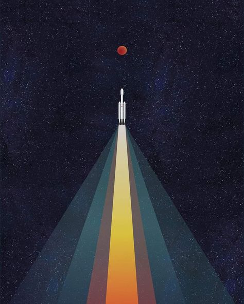 Retro Space Aesthetic, Magical Landscapes, Rocket Design, Science Illustration, Space Tattoo, Space Poster, Space Print, Funny Wallpaper, Canva Design