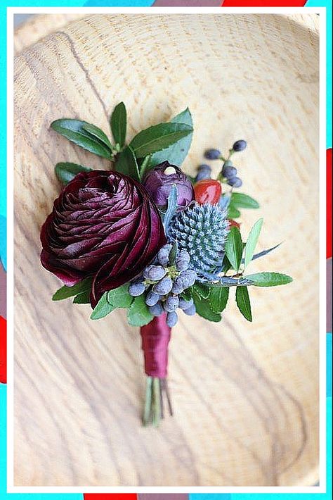 Winter Wedding Jewel Tones - We'll save you many hours of searching. Just click to visit and get what you need NOW! Small Jewel Tone Bouquet, Moody Jewel Tone Bouquet, Bridal Bouquet Jewel Tones, Jewel Tone Wedding Boutonniere, Jewel Tone Corsage, Fall Jewel Tone Wedding Flowers, Moody Jewel Tone Wedding Flowers, Wedding Flowers Jewel Tones, Jewel Tone Boutonniere