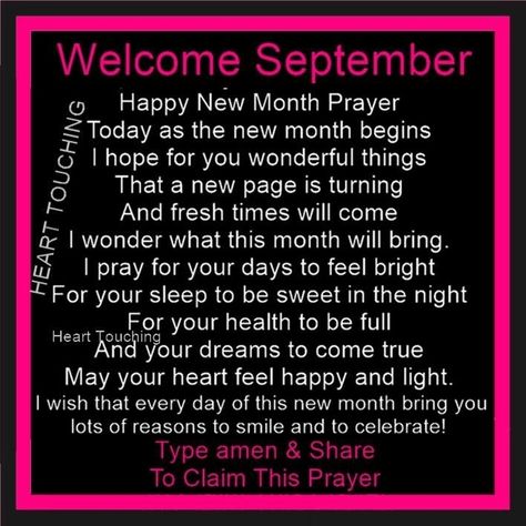 10 Beautiful Welcome September & Hello September Images Quotes Prayer For New Month September, Happy New Month September Prayer, New Month September, Happy New Month September, Happy New Month Prayers, Hello September Images, September Hello, Happy New Month Quotes, September Pictures