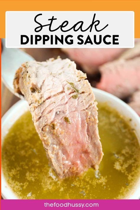 Salmon Dipping Sauce, Steak Dipping Sauce, Cowboy Butter Dipping Sauce, Butter Dipping Sauce, Sauce For Steak, Cowboy Butter, Flavored Cream Cheeses, Dipping Sauces Recipes, Steak Butter