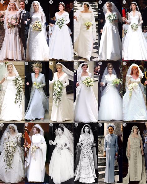 Royal Wedding Inspiration, British Wedding Dresses, Royal Family Weddings, Royal Wedding Dresses, Famous Weddings, Royal Wedding Gowns, English Dress, Royal Uk, Dresses Traditional