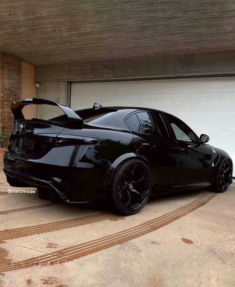 @alfanclub shared a photo on Instagram: “Have you ever seen a car more menacing than this one?😈 Rate this total-black Giulia GTAm 1-10 and tag a friend! @darcmode @ruggeropulga _…” • Jan 13, 2021 at 3:15pm UTC Alfa Giulia, Alfa Romeo Cars, Alfa Romeo Giulia, Total Black, Black Car, Tag A Friend, Car Collection, Whips, Alfa Romeo