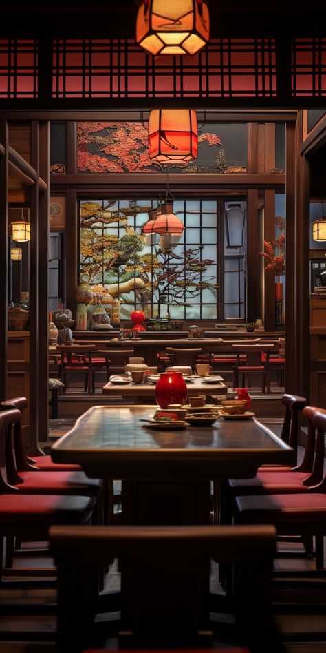 China Interior Design, Fantasy Interior, China Decor, Boat Noodle, Arch Drawing, Japan Interior, Chinese Interior, Mood Images, Chinese Restaurant