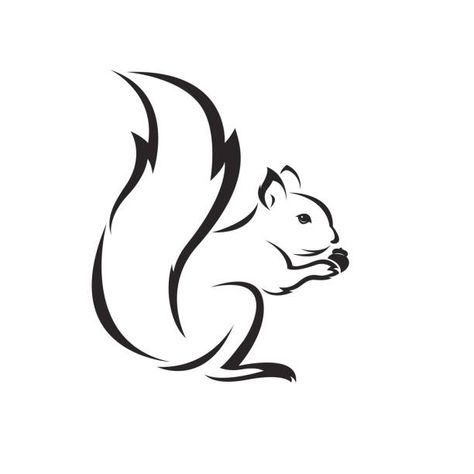 2,186 Squirrel Outline Stock Photos, Pictures & Royalty-Free Images - iStock Squirrel Outline, Images Of Squirrels, Squirrel Silhouette, Squirrel Tattoo, Squirrel Illustration, Squirrel Design, Animal Outline, Bestie Tattoo, Squirrel Art