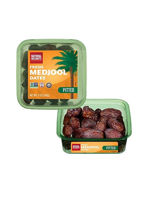 Amazon.com: Natural Delights Medjool Dates – Large & Plump, Pitted Dates Medjool, Non-GMO Verified, Pesticide Free, Naturally Sweet Fruit Snack, Perfect for On-the-Go - Medjool Dates Pitted, 12 oz Container : Grocery & Gourmet Food Dates Medjool, Pitted Dates, Fruit Snack, Sweet Fruit, Medjool Dates, Baby Must Haves, Fruit Snacks, Gourmet Food, Non Gmo