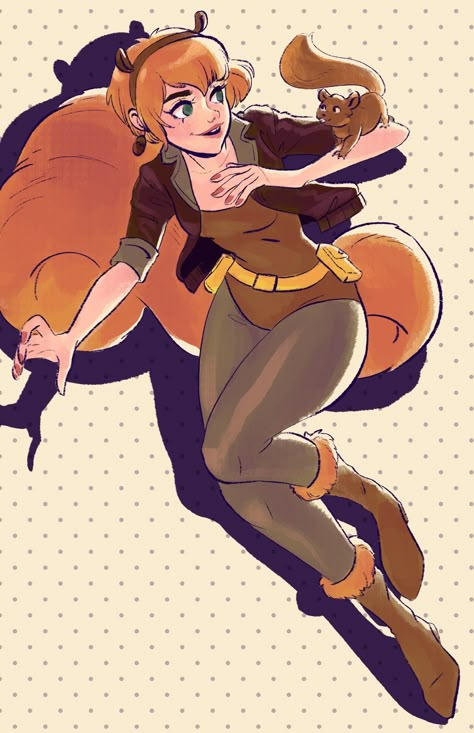 Squirrel Girl Marvel, Illustration Squirrel, Doreen Green, Unbeatable Squirrel Girl, Secret Warriors, Dc Comics Girls, Marvel Heroines, Marvel Knights, Squirrel Girl