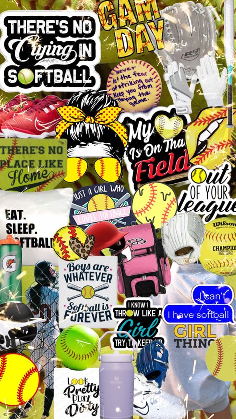 Softball 🥎 #sports #softballplayer Wallpapers Softball, Softball Crafts, Forever Girl, Softball Players, Cute Backgrounds, 4 Life, Softball, Games To Play, Iphone