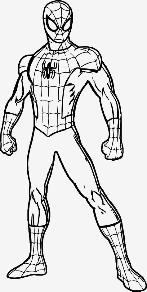 Marvelous Image of Free Spiderman Coloring Pages - davemelillo.com Spiderman Coloring Pages, Hulk Coloring Pages, Fargelegging For Barn, Lego Coloring, Kids Printable Coloring Pages, Avengers Coloring Pages, Color For Kids, Superhero Coloring Pages, Avengers Coloring