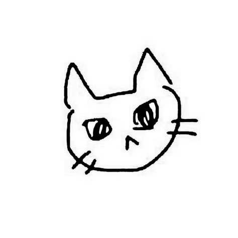 App Icons Drawings, Haerin Cat Drawing, New Jeans White Icon, Haerin Black And White Icon, Haerin White Icon, Cat Manga Icon, Newjeans Icons Widget, White Cat Widget, Newjeans Black Icon