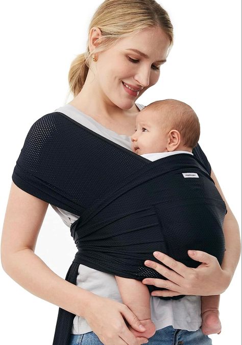 Momcozy Air-Mesh Baby Wrap Carrier. Baby wrap for newborn to toddler up to 50 lbs. Easy to wear and perfect for summer time baby carrying! Baby Sling Wrap, Infant Carrier, Baby Travel Gear, Baby Carrier Accessories, Moby Wrap, Baby Carrier Newborn, Best Baby Carrier, Wrap Carrier, Baby Sling