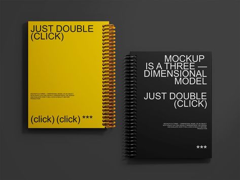 Spiral Notepad Cover Free PSD Mockup – Free Mockup Note Pad Covers, Ringed Notebook, Note Pad Design, Print Mockup, Stationery Mockup, Branding Mockups, Notebook Design, Mockup Free Psd, Free Mockup