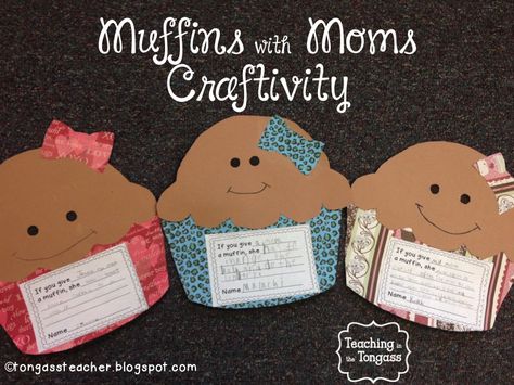 http://www.teacherspayteachers.com/Product/Muffins-with-Moms-Craftivity-631853  See blogpost for great ideas of how to set up a Muffins for Mom event in your classroom. Muffins With Moms, Muffins With Mom, Muffins For Mom, Grandparents Day Crafts, Mother's Day Theme, Family Involvement, Mother's Day Projects, Mother's Day Activities, Parent Involvement