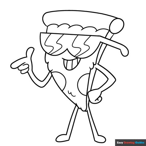 Free printable pizza steve coloring page Pizza Steve, Pizza Coloring Page, Printable Pizza, Pizza Drawing, Easy Cartoon, Free Printable Coloring Sheets, Food Coloring Pages, Cartoon Coloring, Printable Coloring Sheets