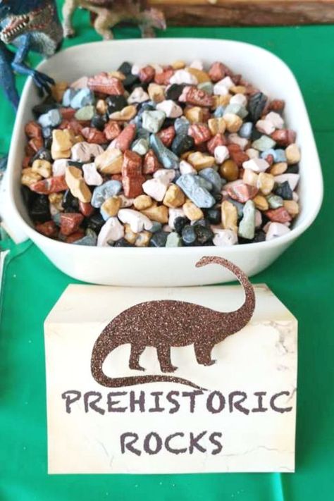 Jurassic Park Snack Table, Jurassic World Birthday Party Cake, Raptor Birthday Party, 3 Rex Birthday Party Games, Jurassic World Food Ideas, Jurassic Park Themed Birthday Party, 3rd Birthday Party Dinosaur, Paleontology Birthday Party, Jurassic World Birthday Party Games