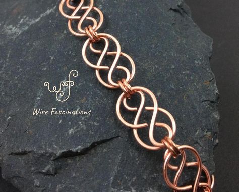 Wire Wrapped Stone Jewelry, Wire Jewelery, Wire Wrap Jewelry Designs, Bijoux Fil Aluminium, Copper Wire Jewelry, Wire Jewelry Tutorial, Chain Maille Jewelry, Wire Bracelets, Wire Jewelry Designs