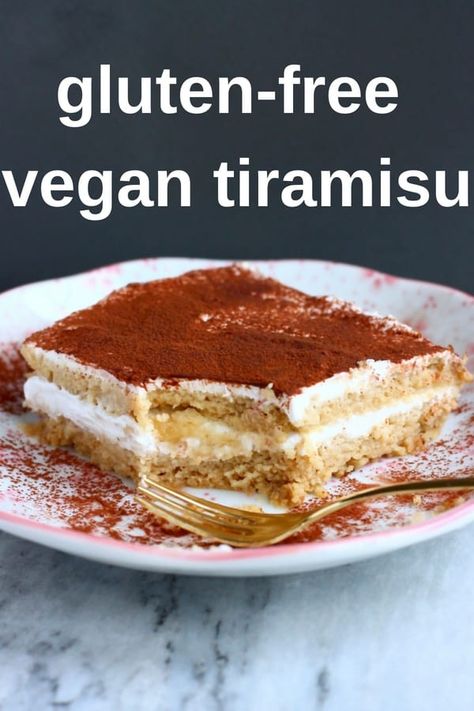 Dairy Free Tiramisu, Vegan Mascarpone, Tiramisu Coffee, Gluten Free Tiramisu, Vegan Tiramisu, Vegan Cake Recipes, Desserts Vegan, Tiramisu Recipe, Vegan Cream Cheese