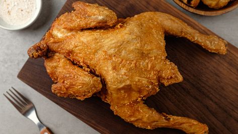 Deep Fried Whole Chicken, Fried Whole Chicken, Grill Night, Miso Salmon Recipe, Chicken Temperature, Whole Chicken Recipe, Smoked Chicken Breast, Whole Chicken Recipes, Kitchen Tricks