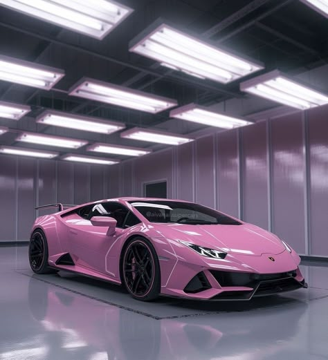 Pink Ferrari, Pink Lamborghini, Pink Cars, Rich Cars, Pink Designs, Super Fast Cars, Cool Car Accessories, Top Luxury Cars, Pimped Out Cars