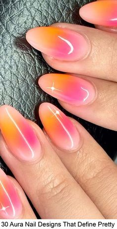 Aura Nail Designs, Aura Nail, Aura Nails, Airbrush Nails, Purple Nail Designs, Green Nail Designs, Nude Nail Designs, Summery Nails, Basic Nails