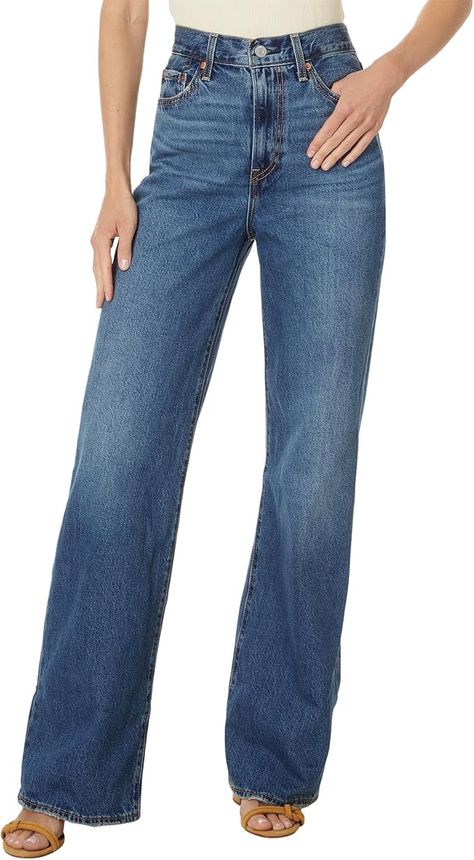 Levi's Women's Ribcage Wide Leg Jeans, Polar Perimeter, Blue, 29 at Amazon Women's Jeans store Levis Ribcage Wide Leg Jeans, Ribcage Jeans, Levis Ribcage, Jeans Store, Levis Women, Rib Cage, Amazon Women, Wide Leg Jeans, Leg Jeans