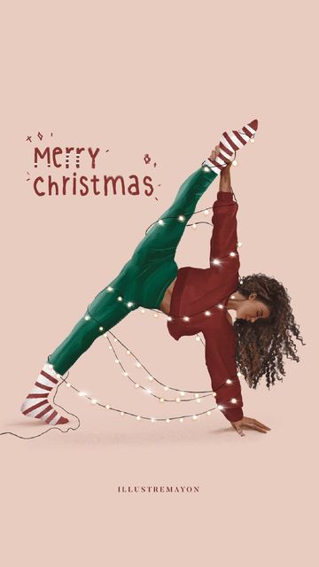 Pilates Christmas, Christmas Yoga Poses, Yoga Christmas Tree, Christmas Yoga, Christmas Yoga Quotes, Christmas Yoga Poses For Kids, Christmas Yoga For Kids, Yoga Christmas, Yoga Illustration