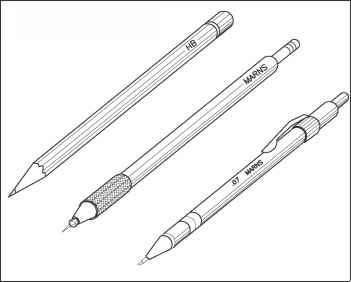 Pencils Leads and Pens - Construction Drawings - Northern Architecture Pen Shading Techniques, Pen Shading, Types Of Pencils, Pencil Tool, Technical Pen, Led Pencils, Shading Techniques, Construction Drawings, Mechanical Pencil