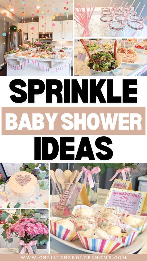 Planning a sprinkle baby shower? Discover charming and creative ideas to make the celebration special! From delightful decor to fun ideas and tasty treats, these tips will help you host a memorable event. Click now to explore the best sprinkle baby shower ideas! Sprinkle Theme Baby Shower Ideas, Sprinkle Baby Shower Ideas, Baby Sprinkle Theme, Baby Sprinkle Ideas, Sprinkle Baby Shower Girl, Baby Shower Luncheon, Baby Sprinkle Decorations, Baby Boy Sprinkle