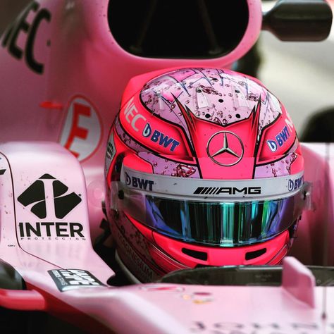 FORMULA 1® (@f1) on Instagram: “Yep, pink is definitely back . #AusGP #F1isBack #F1 #Formula1 #ForceIndia #EstebanOcon #Pink” Pink Helmet, Force India, Helmet Paint, Pink Nation, Formula 1 Car, F1 Drivers, Formula One, Pink Aesthetic, The Pink