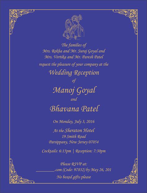 Wedding Invitation Wording For Reception Ceremony Hindu Wedding Invitation Wording, Wedding Invitation Card Wording, Indian Wedding Invitation Wording, Modern Wedding Invitation Wording, Reception Invitation Wording, Wedding Reception Invitation Wording, Designer Wedding Cards, Wedding Card Wordings, Opening Invitation