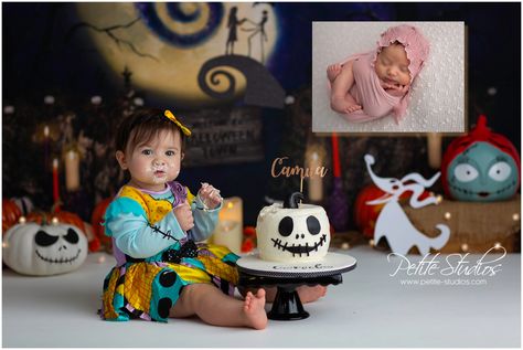 Halloween Themed Cake Smash, Nightmare Before Christmas Cake Smash Nightmare Before Christmas Cake, Pasteles Halloween, Backdrops Kids, Baby Photoshoot Boy, Infant Photography Props, Halloween Cake, Baby Boy Photos, Baby Shower Party Supplies, Birthday Cake Smash