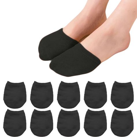 PRICES MAY VARY. High-quality materials used - cotton, nylon, and spandex Our mule socks can be match up with mule shoes, slip on runners & shoes The toe topper liner is made with soft fabric, socks will give you comfortable and flexible experience Elastic bands made with quality which gives tight holds on your feet. Also, hard to feel the end (elastic bands) when you step on it Half socks are free size. It will fit on most adults. (Please, check the detail size chart on product description sect Half Socks, Runners Shoes, Mule Shoes, Liner Socks, Toe Sandals, Formal Shoes, Socks And Hosiery, Mules Shoes, Low Cut