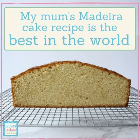 Maderia Cake, Madeira Cake Recipe, Learn To Bake, Madeira Cake, Alphabet Cake, Minecraft Birthday Cake, Cake Recepies, Wedding Cake Recipe, Cake Baking Recipes