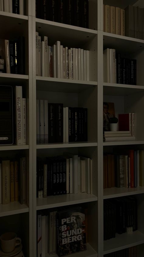 Dark Academia Bookshelf Aesthetic, Book Shelf Aesthetic Minimalist, Books Shelf Aesthetic, Bookshelf Aesthetic Wallpaper, Book Case Aesthetic, Books Astethic, Book Shelves Aesthetic, Bookcase Aesthetic, Dark Academia Bookshelf