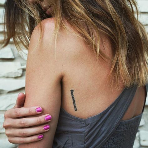 Hairpin Tattoo, Bobby Pin Tattoo, Hair Stylist Tattoo, Cosmetology Tattoos, Safety Pin Tattoo, Adorable Tattoos, Hairdresser Tattoos, Pin Tattoo, Hairstylist Tattoos